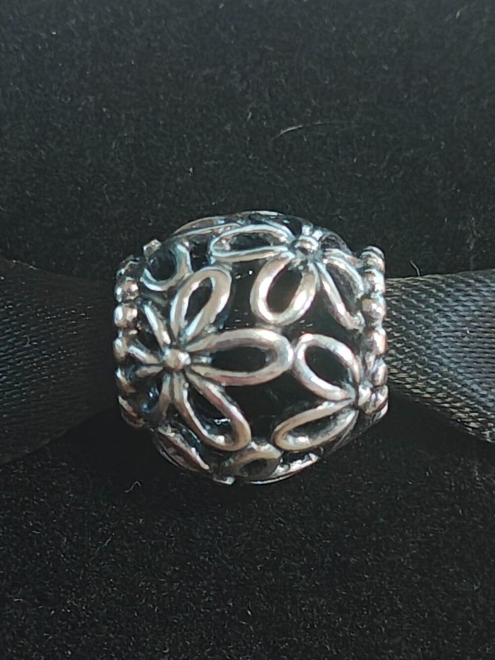 Authentic Pandora Wildflower Walk Charm – 790890 Sterling Silver (Retired)